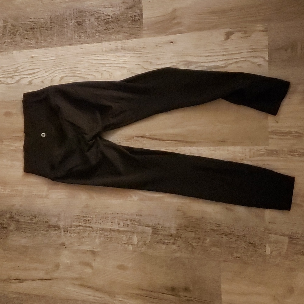 Black lululemon leggings size 0